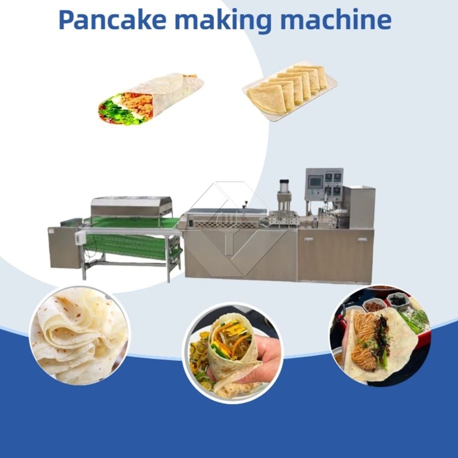 自動ピタパンチャパティフラットパンパンケーキロティトルティーヤローストダックパンケーキラバッシュ製造機